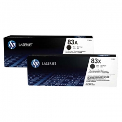 HP originální toner CF283AD, HP 83A, black, 3000 (2x1500)str., dual pack, 1240g, 2ks