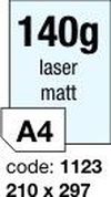 Matný laser papír - 140 g/m2 Rayfilm R0280.1123A, 210 x 297 mm, 100 listů A4, 