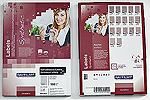 Lesklé průhledné polyester ink etikety Rayfilm R0466.0922A, 105x148,5 mm, 100 listů A4, 400 etiket